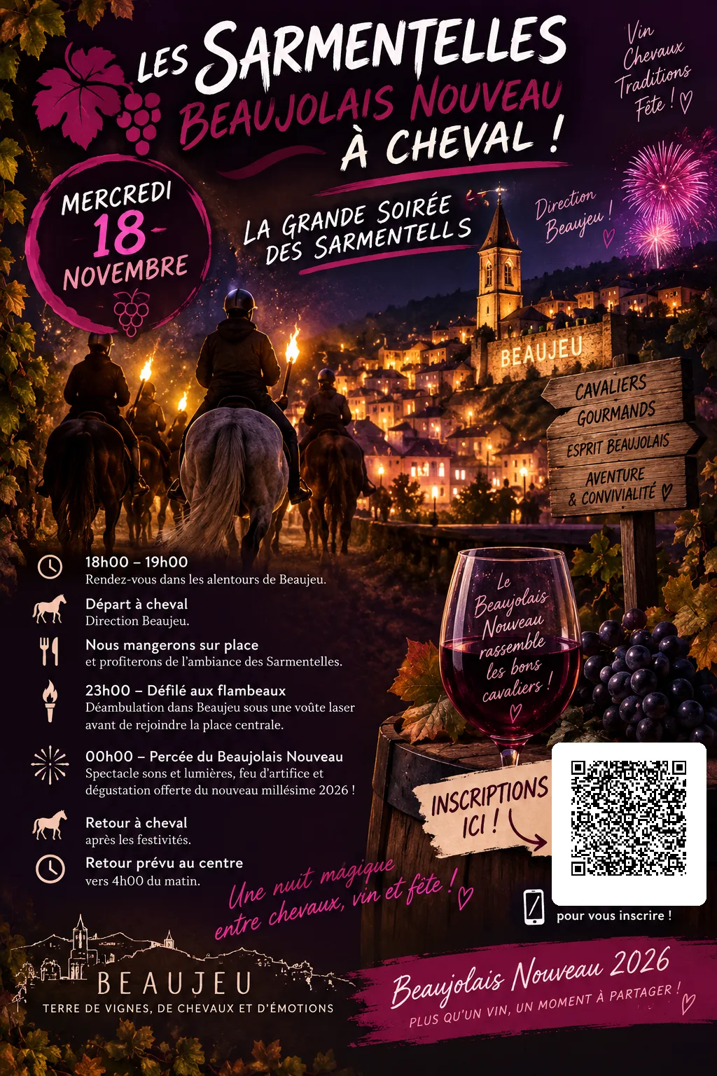 Nuit du Beaujolais nouveau 18 novembre